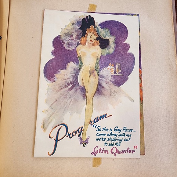 1950s? Vintage Scrapbook Cards Photos Memorabilia American...